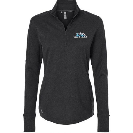 20-A555, X-Small, Black Melange, Left Chest, Your Logo.